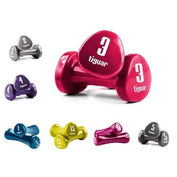 Гантели TIGUAR VINYL Fitness 2 x 5 кг