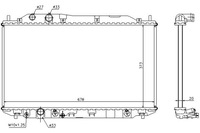 фото thumb №2, Радиаторов двигателя honda civic viii 1.3h 01.06- nis
