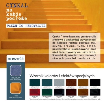 Кровельная краска CYNKAL 10L АНТРАЦИТ ПОЛУМАТОВАЯ 7016