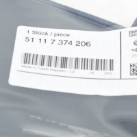 фото thumb №10, Bmw x1 f48 перед правый средний решётка радиатора 51117374206