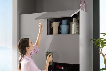 Подъемный актуатор BLUM Aventos HK-S TIP-ON слабый 20K2B00T белый комплект