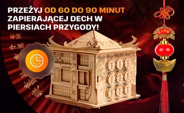 ESC WELT Dragon House - Деревянная 3D-шкатулка, квест для взрослых