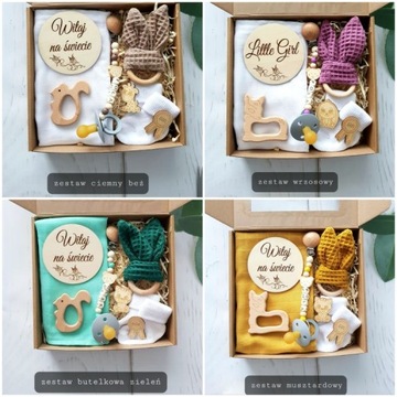 Подарок ребенку Подарочная коробка Baby Shower ЦВЕТА