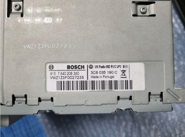 фото thumb №3, Vw passat b7 golf vii дисплей cd радио rdc510 3c8035190c