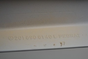 фото thumb №6, Mercedes w201 накладка планка бампера зад ліва