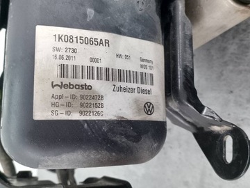 фото thumb №7, Вебасто vw touran ii 1k0815065ar 9022472b 2.0 tdi