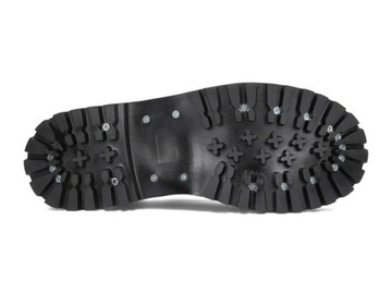 KULTOWE NISKIE GLANY STEELNOSE 066 CZARNY 44