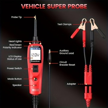Тестер автомобильных цепей Autel PowerScan 20 сек.