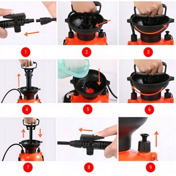 ОПРЫСКИВАТЕЛЬ ДАВЛЕНИЯ 8 Л ОПРЫСКИВАТЕЛЬ КОШКА РУЧНОЙ РЮКЗАК GARDEN XXL