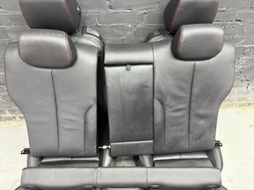 фото thumb №15, Сиденья диван обшивки bmw f32 sport чёрная кожа подогрев uk