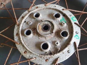 МОТОЦИКЛ WSK MO6 - Z2 1964 КОЛЕСНЫЙ ОБОД БАРАБАН ЗАДНИЙ ЗАДНИЙ ОРИГИНАЛЬНЫЙ ШАНС