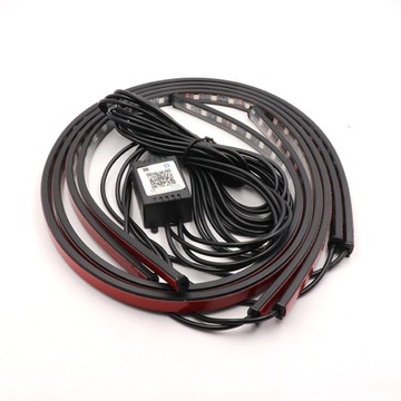 фото thumb №12, Освітлення шасі pod автомобіль led rgb neon 2x60 + 2x90 app блютуз