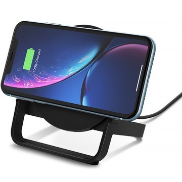 Индуктивное зарядное устройство Belkin Stand Qi 10W WIB001 + кабель USB-A/MicroUSB 1,2 м