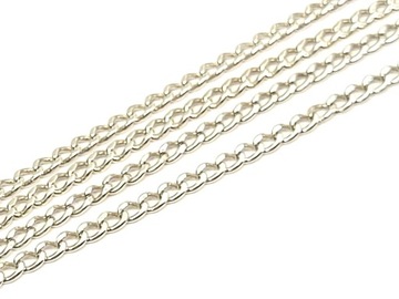 Серебряные цепные колодки-925-50 см-