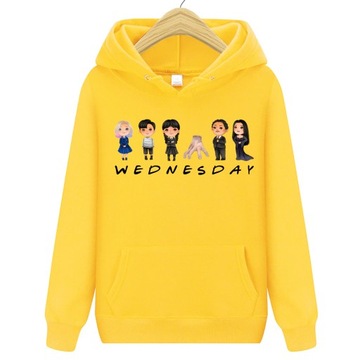 ЖЕНСКАЯ ТОЛСТОВКА С КАПЮШОНОМ WEDNESDAY ADDAMS - S