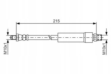 фото thumb №12, Bosch 1 987 476 142 шланг гальмівний гнучкий