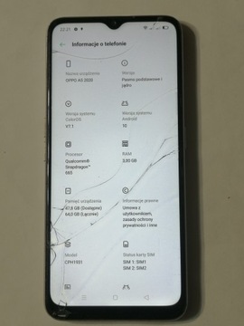 Материнская плата OPPO A5 2020 CPH1931 3 ГБ/64 ГБ 100% в порядке