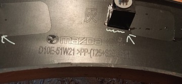 фото thumb №11, Mazda cx3 cx-3 15- планка крила праві перед права передня d10e-51w21