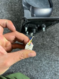 фото thumb №12, Mitsubishi outlander ii зеркало левая ele. 3pin чёрные europa