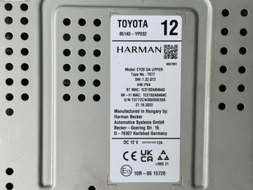 фото thumb №9, Радио навигация toyota yaris cross 86140-yp032