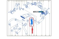 Труба патрубок інтеркулер renault megane ii 1.9 dci Зі Шроту, фото thumb