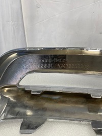 фото thumb №13, Накладка спойлер молдинг хром бампера перед mercedes-benz glb x247 19-23