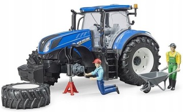 BRUDER 03120 Трактор New Holland со съемными колесами