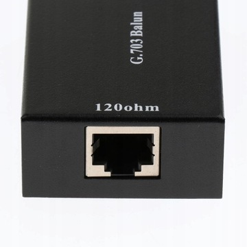 КОНВЕРТЕР КОАКСИАЛЬНЫЙ В ETHERNET, ЧЕРНЫЙ