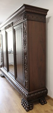 АНТИКВАРНАЯ МЕБЕЛЬ библиотека на львиных лапах
