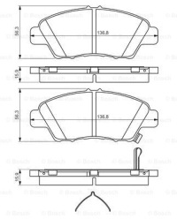 фото thumb №2, Bosch тормозные колодки тормозные 0986494562