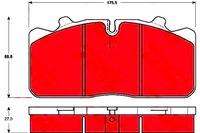 фото thumb №1, Trw гальмівні колодки гальмівні iveco перед задня eurocargo 00-