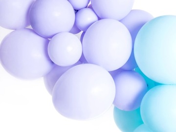 BALONY PASTELOWE KOLOROWE MIX 50 SZT 25CM GIRLANDA