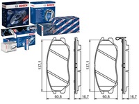 фото thumb №13, Bosch 986 494 347 набор тормозных колодок тормозных,