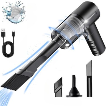 Беспроводной ручной автомобильный пылесос для автомобиля, домашнего офиса, воздуходувка 2в1