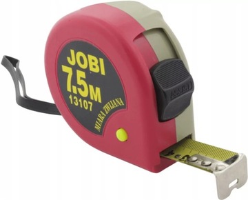 MIARA ZWIJANA JOBI 7,5 M x 25 MM MIARKA METRÓWKA