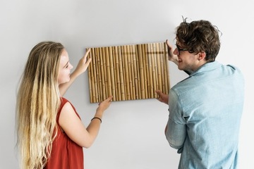 Foto tablica magnetyczna suchościeralna z nadrukiem 60x40 cm Bambusowe kije