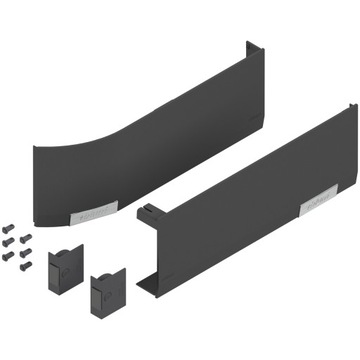 BLUM 23.8000 Комплект насадок AVENTOS HF/HS/HL верх темно-серый SERVO-DRIVE