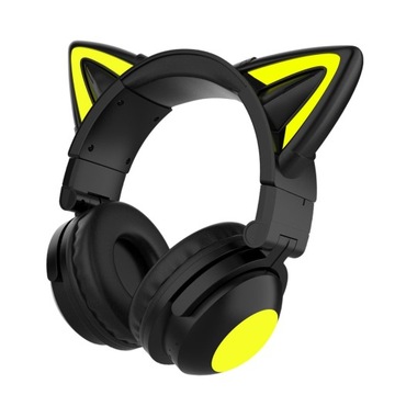 Светящиеся Bluetooth-гарнитуры с кошачьими ушками на внутриканальном наушнике