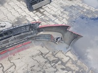 фото thumb №11, Audi a4 b8 08-11r бампер перед передній решітка радіатора