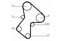 фото thumb №3, Ремінь розподільного валу volvo s40 i v40 renault espace iii kangoo kangoo