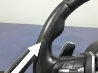 фото thumb №5, Bmw x6 f16 14- руль кожаный мультифункция m набор лепестки 7849446