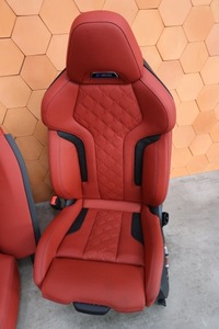 фото thumb №12, Bmw m8 f93 g16 салон сиденья диван обшивки вентиляция подогрев sakhir orange