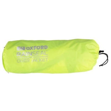 МОТОЦИКЛОВАЯ ДОЖДЕВАЯ КУРТКА OXFORD RAINSEAL ЧЕРНАЯ ФЛУО-ЖЕЛТАЯ XL