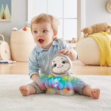 FISHER PRICE LINKIMALS интерактивный LENIWIEC на польском языке