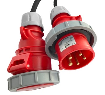 РЕЗИНОВЫЙ УДЛИНИТЕЛЬ ПИТАНИЯ 5М H07RN-F 5x6 IP67 32A