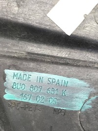 фото thumb №12, Рамка планка бампера audi q3 8u s-line рестайлинг 14-18r левая 8u0807681k