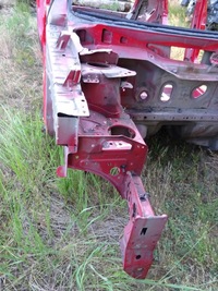 фото thumb №5, Nissan qashqai j10 +2 лонжерон чверть перед права блок двигуна a