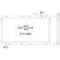 фото thumb №1, Diederichs dcm2230 радіатор, система охолодження двигуна