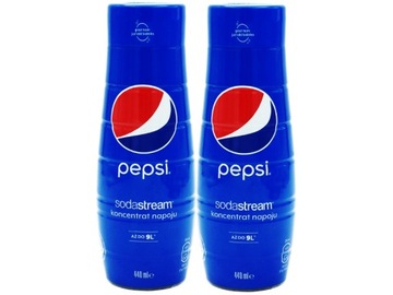 6x КОНЦЕНТРАТ SODASTREAM SYRUP PEPSI COLA ДЛЯ САТУРАТОРА НАПИТКОВ ОБЪЕМОМ 9 Л, 440 мл