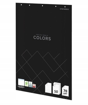 BLOK FLIPCHART 50 KARTEK GŁADKI 64x90cm TOP-2000